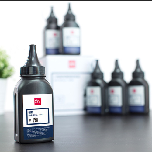 Deli DBH-F388A black toner 6-pack toner cartridge 70g laser printer can add powder toner