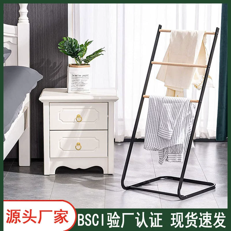 Внутренняя напольная вешалка для полотенец в стиле ins железная вертикальная вешалка L-типа простое хранение фиксированный подвесной подвижный