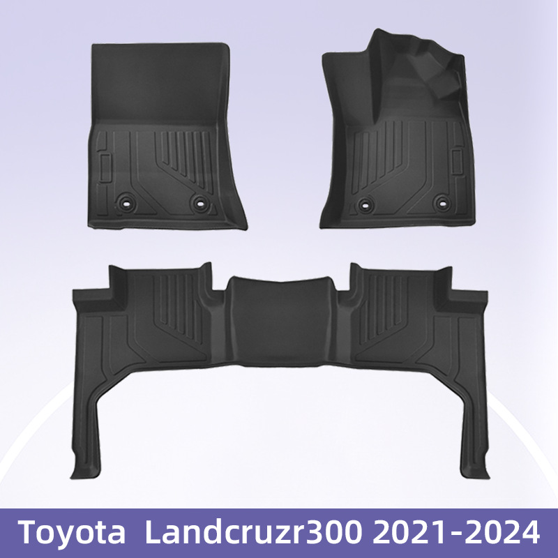 Es adecuado para Toyota Landcruzr300 combustible 2021 - 2024 3D para todos los tiempos almohadilla de pie TPE