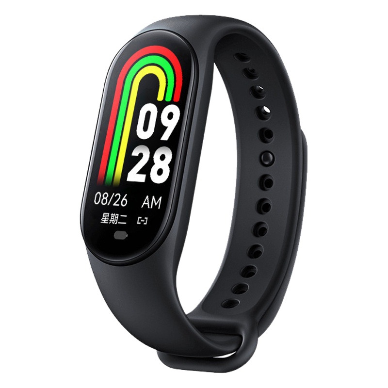 M8 pulsera inteligente deportes podómetro Bluetooth Frecuencia Cardíaca presión arterial sangre oxígeno salud monitoreo pulsera deportiva fábrica en stock