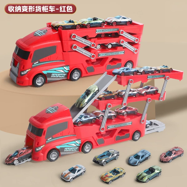 Robot folding car red+6 car (e -commerce box) (e -commerce box)