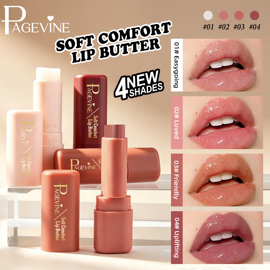Cross-border PAGE VINE humectante lipstick humectante maquillaje popular cosmético para el cuidado de los labios Gloss labial TK