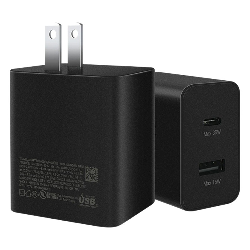 Adecuado para Samsung PD25W3C certificado cabezal de carga rápida Type-C cargador europeo note10 US 25W