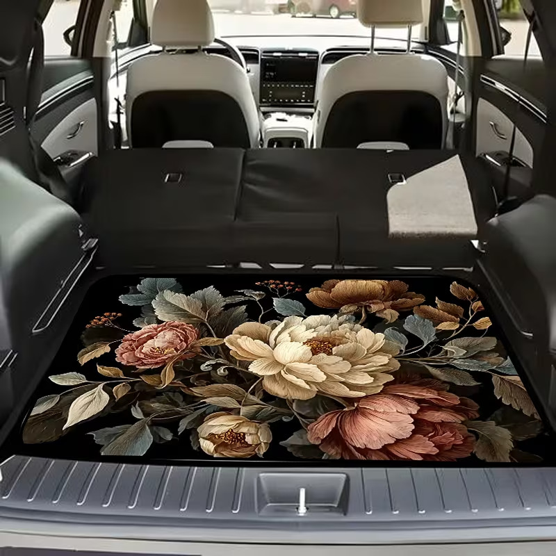 Crystal velvet car trunk mat, wear-resistant, cross-border Amazon dust-proof mat, water-absorbent, dirt-resistant, easy to maintain, wholesale