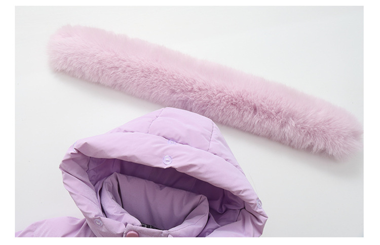 Winter children's New girls' down jacket Mid length thick collar Korean version jacket【_voghion.com