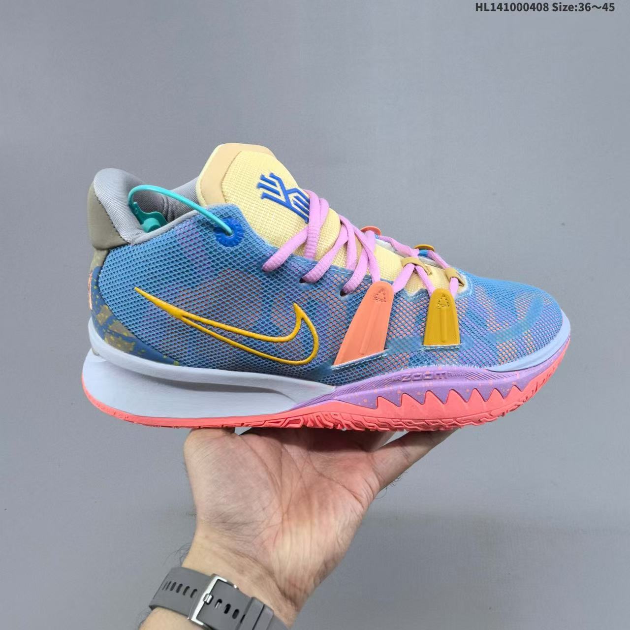 Zapatillas de Baloncesto de Caña Media Kyrie 7, Cuero y Caucho, Transpirables, para Deporte image 18