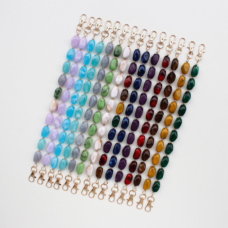 Factory direct acrylic chain bag decoration hand carrying acrylic chain diy accessories single buy bag belt