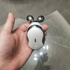 跨境电动双球滚轮仪微电流震动去颈纹嫩肤V脸面部导入按摩仪脸部