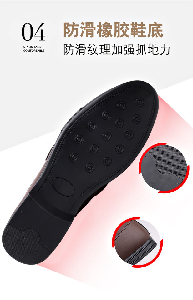 Giày lười nam da thật kiểu moccasin, mũi phẳng, đế bệt, thoáng khí — nâu, đen chi tiết 11
