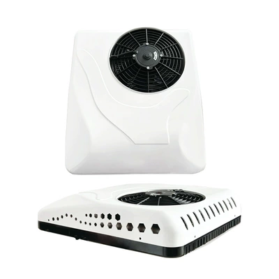 Source Factory Parking Air Conditioner 12V24V Cooling and Heating All-In-One Overhead Inverter Car-Mounted Customized Cross-Border Hot-Selling Vehicle Use (Automotive air conditioning) - rotor-compressor-12v-heating-and-cooling-white