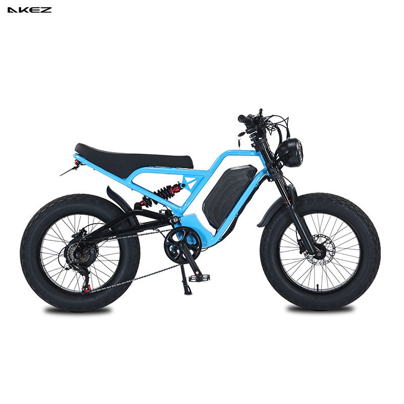 AKEZ EBIKE 20 inch off-road aluminum alloy soft tail electric car snow power lithium battery off-road motorcycle