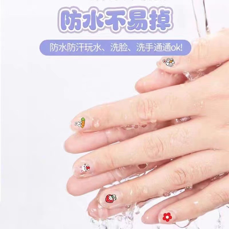 Sanrio Kapi Barakatong colección de pegatinas de uñas diy pegatinas decorativas de alto valor pegatinas de uñas para estudiantes y niños