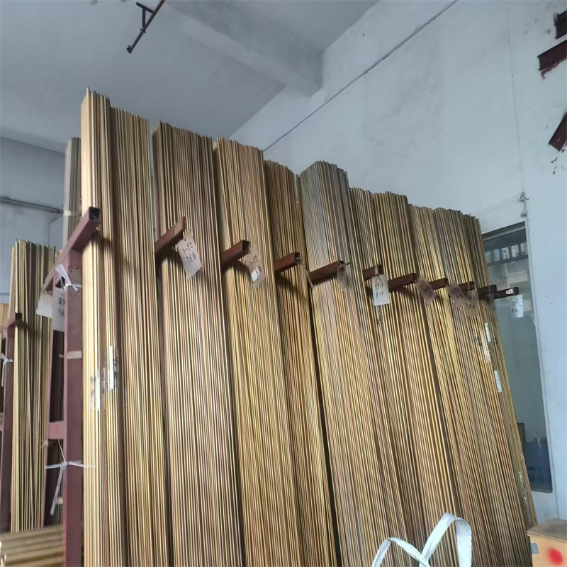 黄铜空心轴套管 H65薄壁黄铜管 空心铜管滚花 拉花加工铜套管