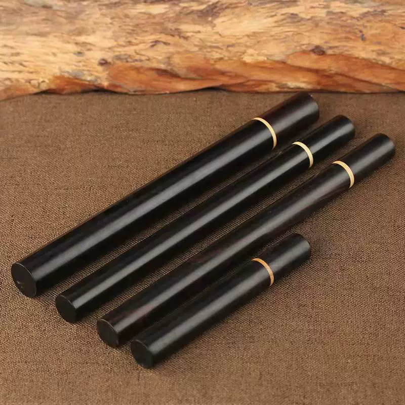 Hule черное дерево, инкрустированное самшитом, курительная трубка из цельного дерева, бытовая деревянная курительная бочка из цельного дерева, сандаловая линия, курительная трубка оптом