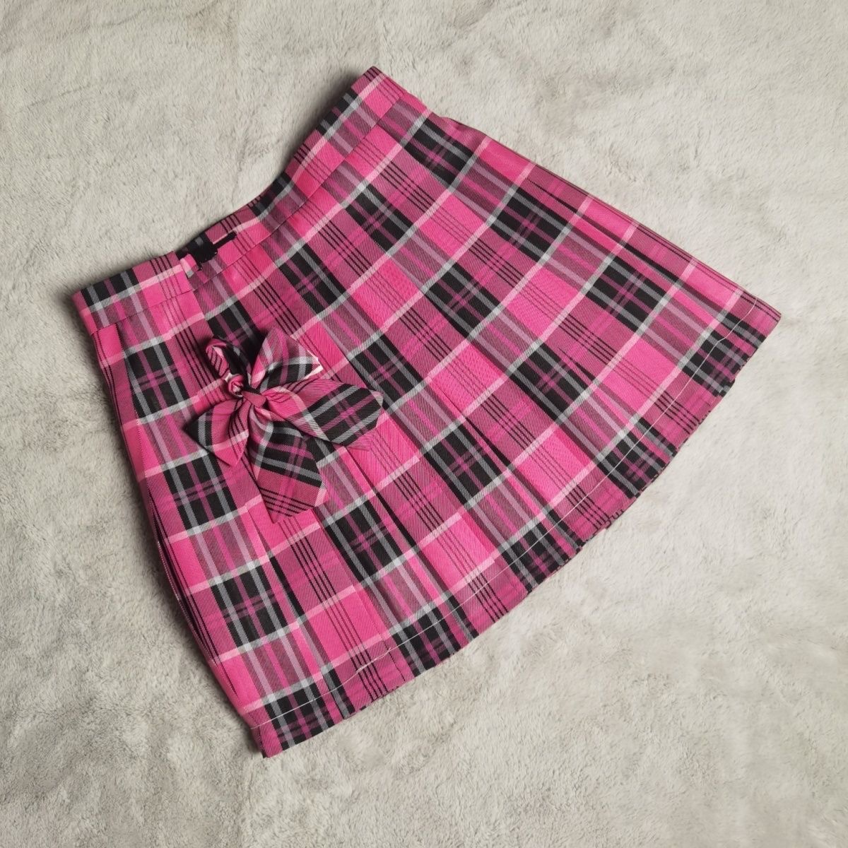 XIAOMEI JK 스커트 높은 허리 달콤한 올매치 스태킹 아카데미 스타일 원피스 2024 가을 겨울 스파이스 소녀 유니폼 스커트