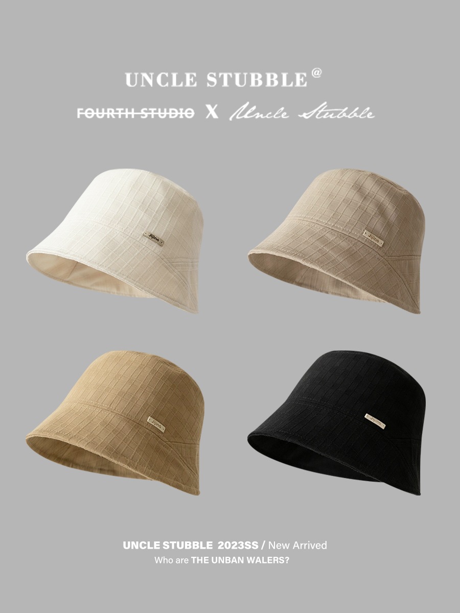 Spring New Cotton and Linen Comfortable Breathable Versatile Bucket Hat for Women Korean Style Ins Simple and Trendy Fisherman Hat