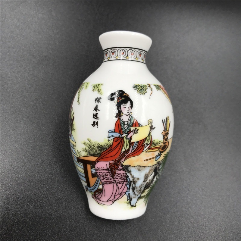 中国風陶磁器青花磁器花瓶冷蔵庫に記念品を貼った家庭装飾品ビジネスは老外ギフト磁石大を送る|undefined