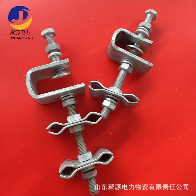 光缆固定金具 引下线夹批发 OPGW光缆双线路夹具