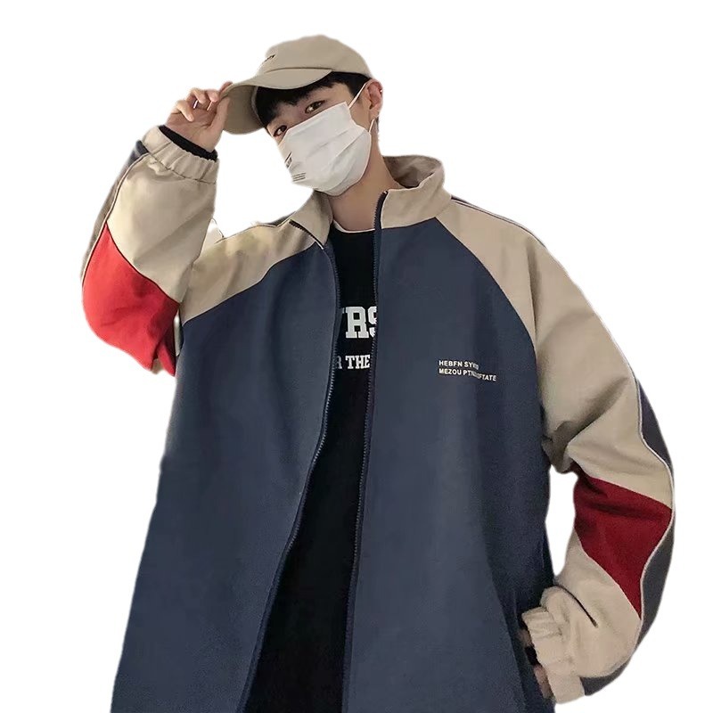 2024 nueva chaqueta de otoño para hombre, suelta, talla grande, tendencia de la calle alta, guapo, chaqueta de calle frita reflectante, ventilador de gama alta