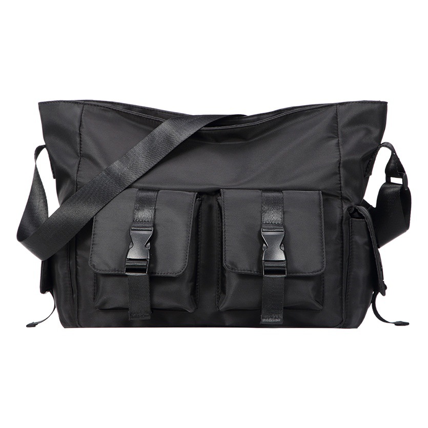 Bolsa de mensajero de los hombres marca de moda de estilo japonés ropa de trabajo de lona bolsa de mensajero del estudiante ins mochila casual de las mujeres bolso de hombro del todo fósforo