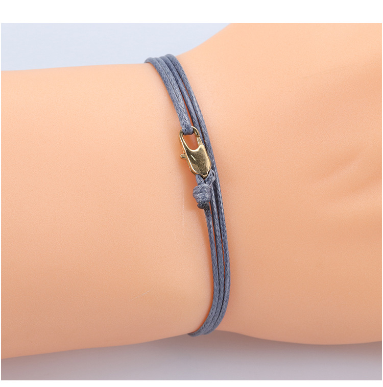 Simple Style Geometric Copper Knitting Unisex Bracelets 1 Piece