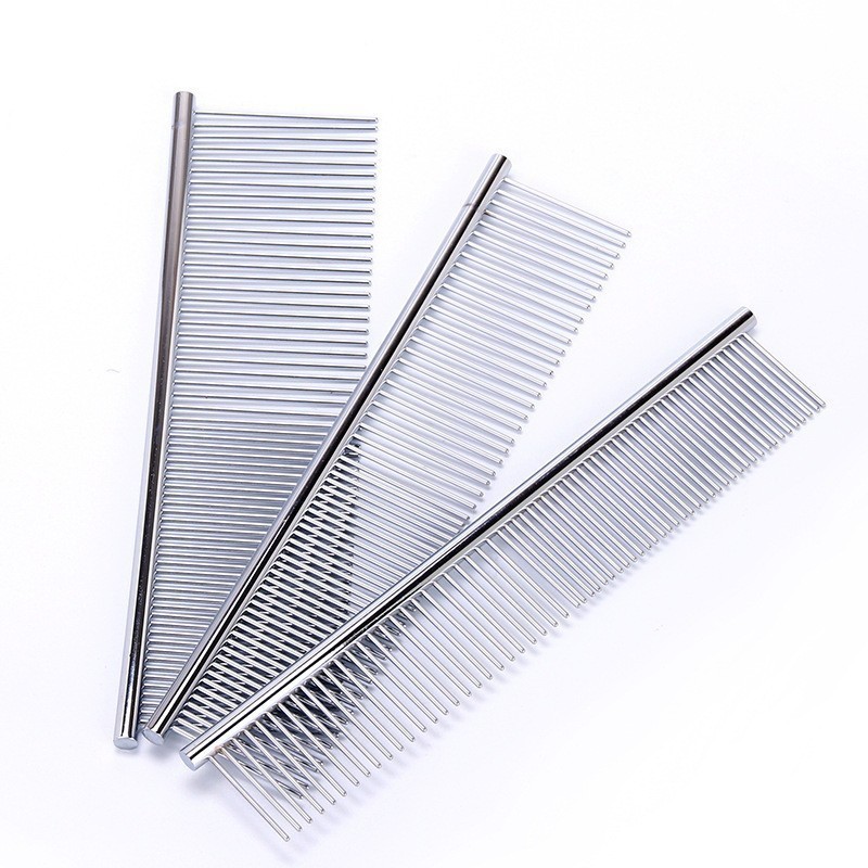 Colección de peines para mascotas, peines para gatos, peines para gatos, peines para perros, peines abiertos, peines de aguja, suministros para mascotas transfronterizos, fábrica al por mayor