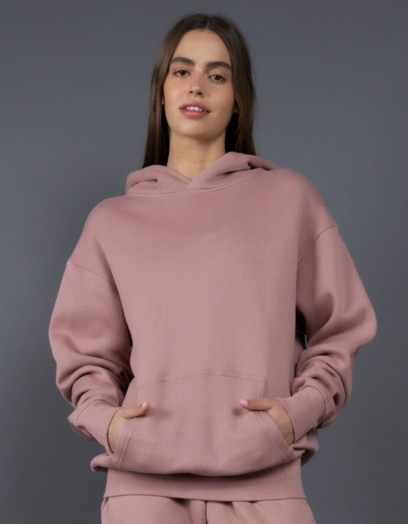 Nuova felpa con cappuccio nera da 400 g, per uomo e donna, con spalle cadenti, oversize, foderata in pile, spessa e calda, unisex, invernale_voghion.com
