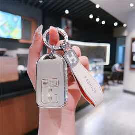 适用于奥德赛钥匙套专用男本田艾力绅钥匙套女车内用品装饰