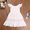 Summer dress sleevless, lace small princess costume, European style, suitable for import, wholesale