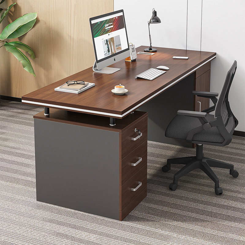 Computer Desk Home Desktop with Drawer Table Staff Desk Desk Study Table Simple Writing Desk Workbench