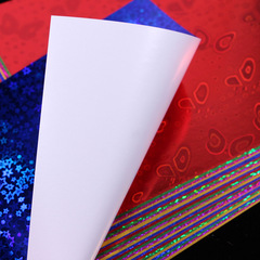 Quicksand color glitter square origami pearlescent laser bright cardboard children's handmade materials DIY paper