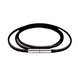 女锁骨项链diy配绳简约蜡线皮绳1.5-3mm蜡绳吊坠挂绳铜插扣项链绳