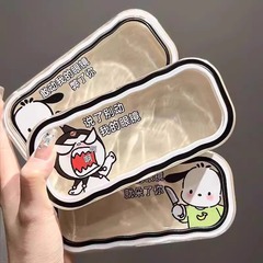 メガネケース携帯男女児童学生モデルかわいい高級感近視眼墨サングラス車載収納ケース
