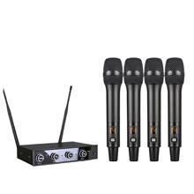 G9一拖四专业会议演出家庭无线话筒ktv直播声卡专用动圈麦克风k歌