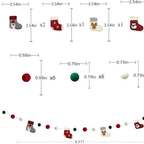 クリスマスウールフェルトクリスマス装飾在庫一掃花輪クリスマス靴下ブーツ|undefined