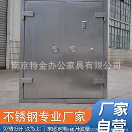 对开门不锈钢金库门双门家用密室门防盗门入户门别墅地下室定制