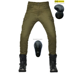 VOLERO Motorcycle Riding Pants Motorcycle Riding Pants Anti-fall Harley Protection Off-road Tooling Racing Four Seasons Retro