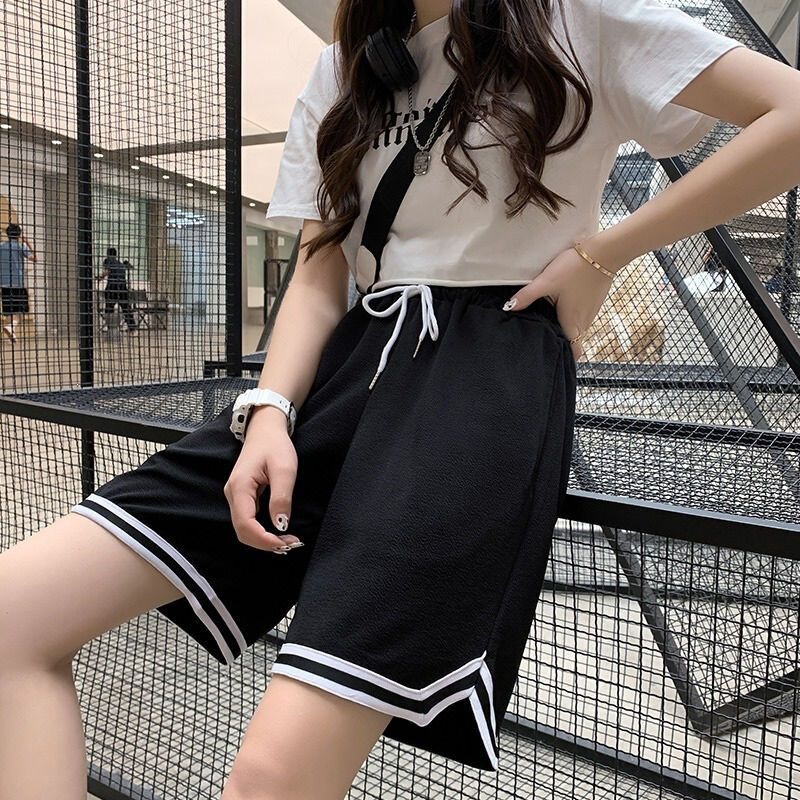 Women's Running Sports Shorts 2026 Summer New Style Student Casual Basketball Shorts Korean Version Loose Versatile Five-Point Shorts Trendy