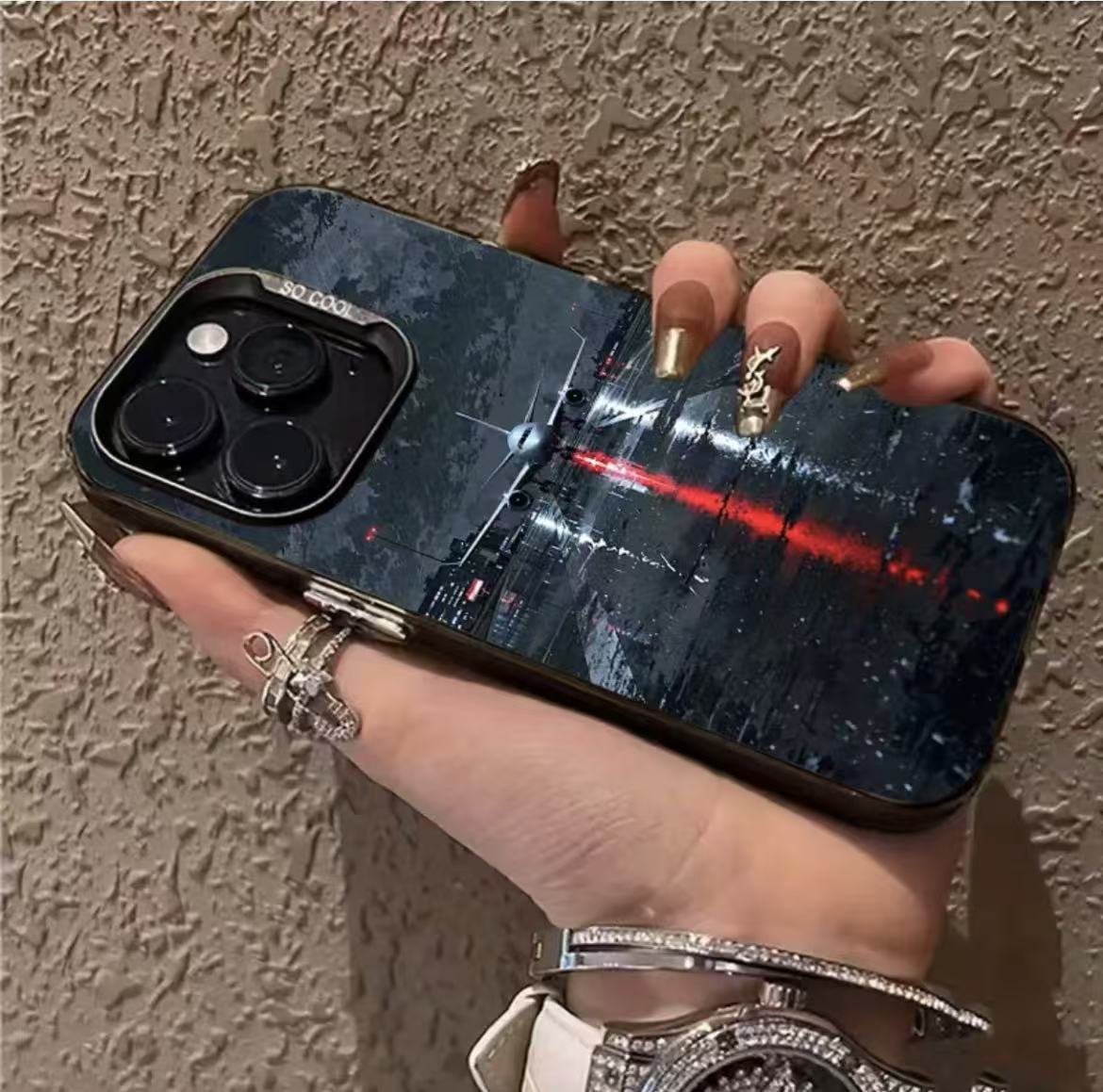 Nueva funda para teléfono iPhone 17 compatible con modelos internacionales, para Apple 15 Pro Max/14/13 Pro, estilo europeo y americano, comercio exterior 12/16E.