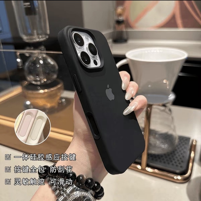 液态硅胶AI一体相机按键适用苹果17promax手机壳16pro防摔13/14套|undefined