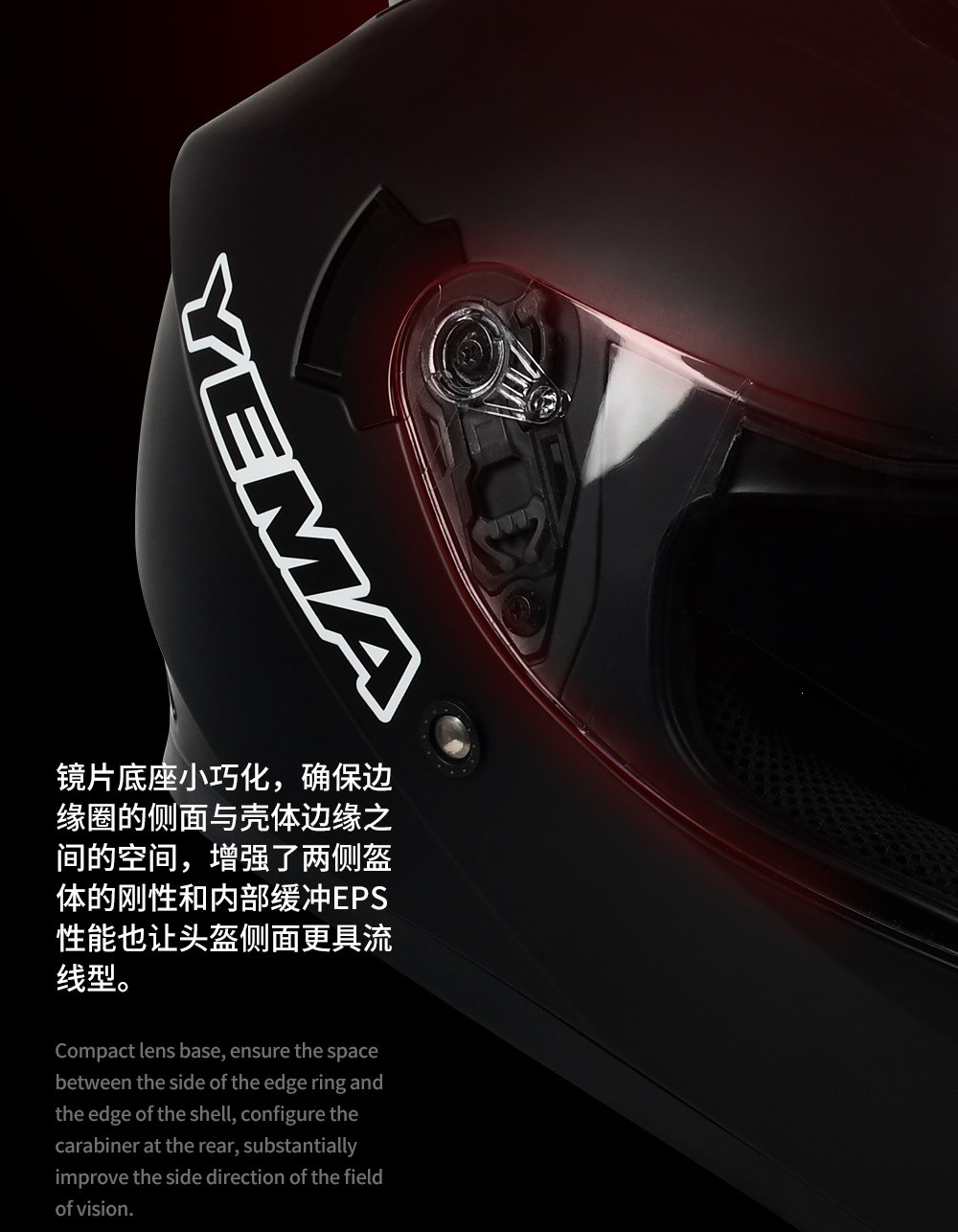 3C Certified Mustang Motorcycle Helmet for Men, Autumn and Winter Warm-Weather Electric Vehicle Helmet, All-Season Universal Riding Full-Face Helmet