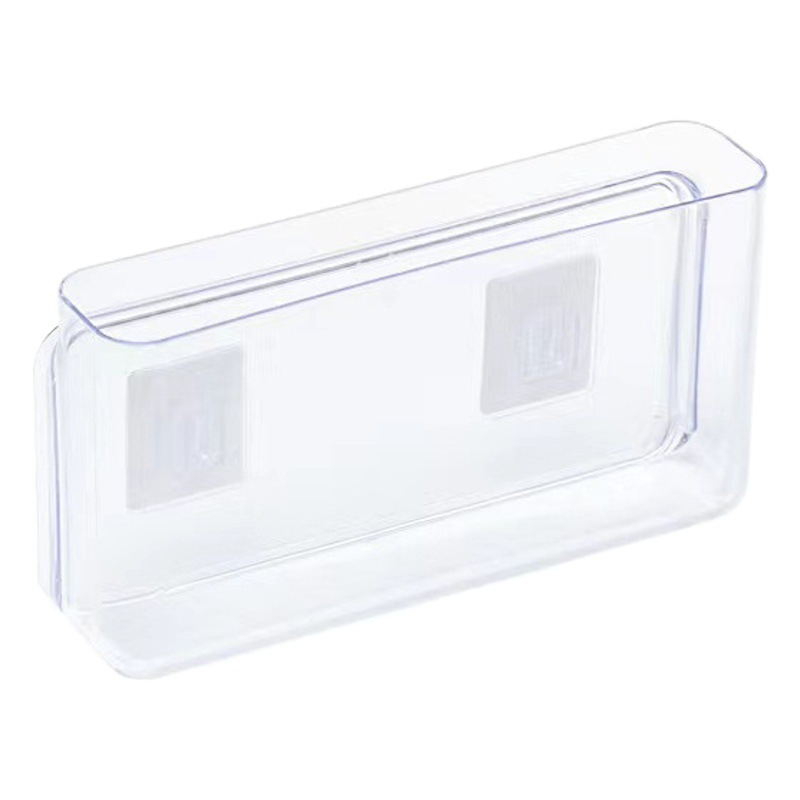 INS estilo transparente caja de almacenamiento de escritorio cosméticos estudiante dormitorio sostenedor de la pluma Red rojo baño colgante de pared de almacenamiento en rack