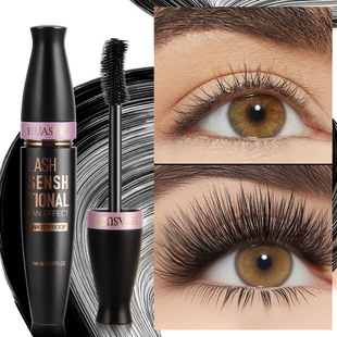 Huasurv Export Cross-Border Thick and Slender Mascara Thick and Curling Natural Slim Non-Smudge Mascara
