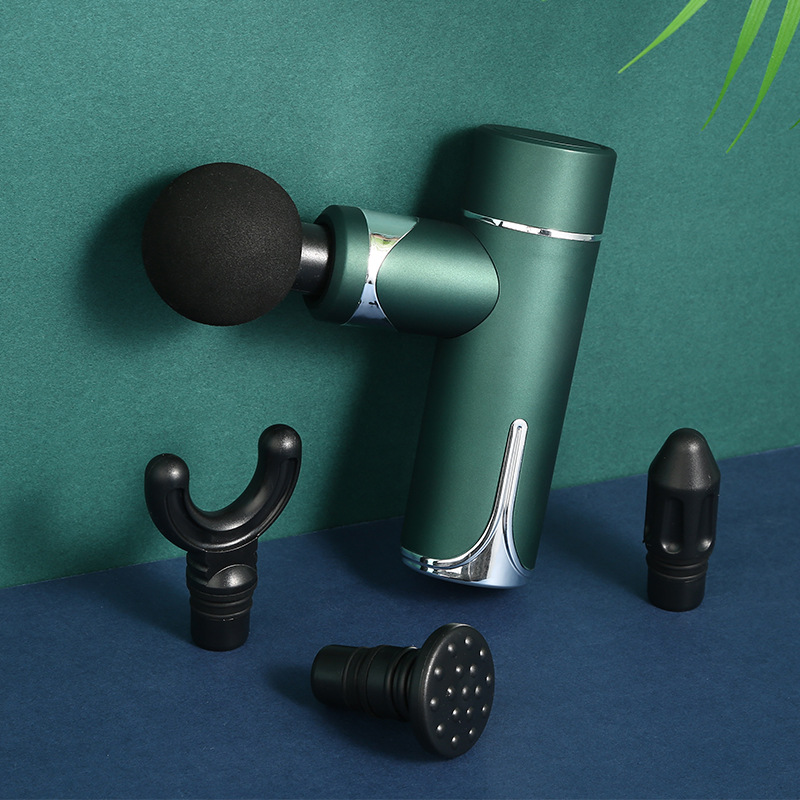 364g小便捷式迷妳按摩器震動集耐筋膜槍肌肉放松無刷電機跨境定制