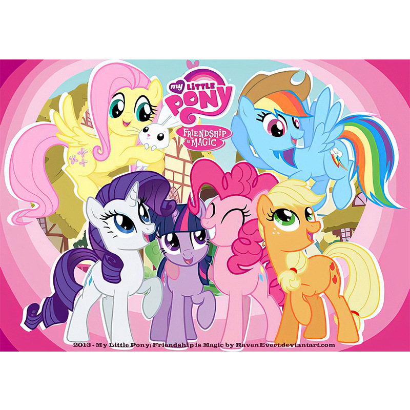 99 마이 리틀 포니 + 컬러 박스 + 접착제 참조 사진