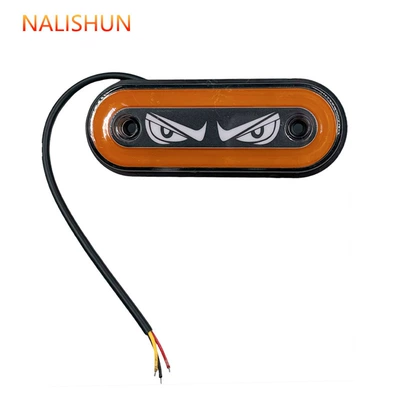 12V Truck Grille Light Compartment Repair kit - devil-eye-light-orange