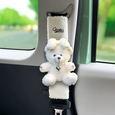 Seat belt shoulder pad, Fluff Car Seat Belt - 10-types-of-lambswool-doll-shoulder-straps