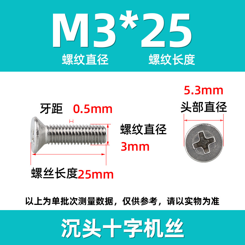M3X25