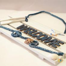 ✅地中海风格壁挂饰船舵海星海锚救生圈背景墙墙壁挂件装饰品摆件