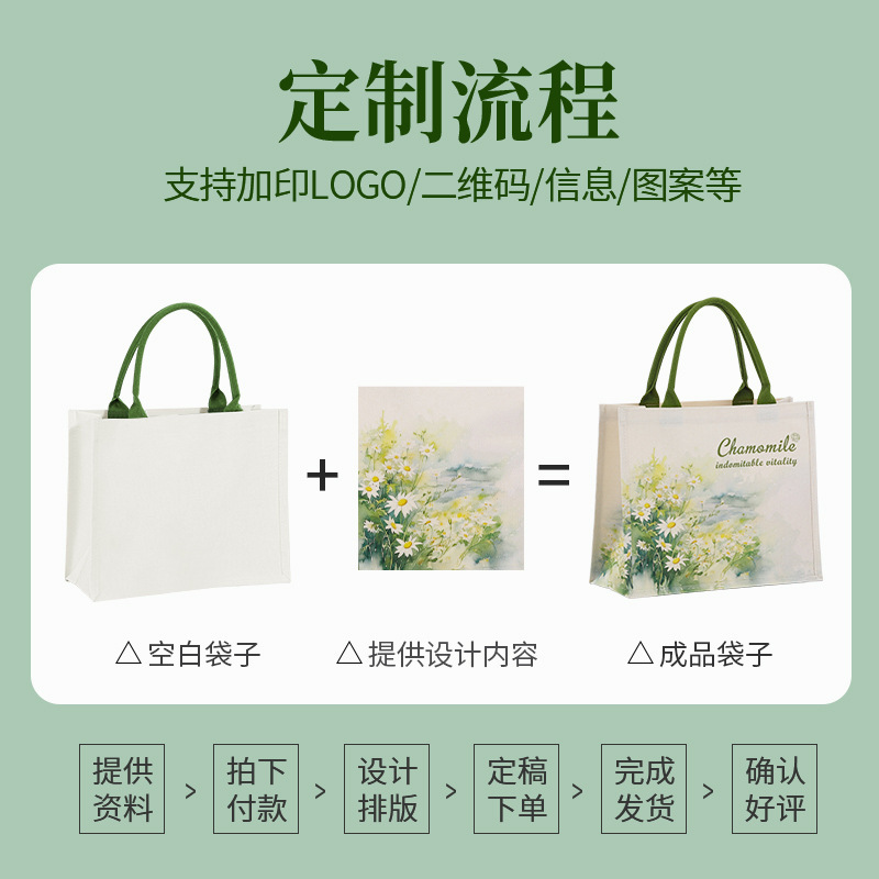 礼品袋结婚红色伴手礼手提袋高级感喜糖袋大容量托特包外出帆布袋|undefined